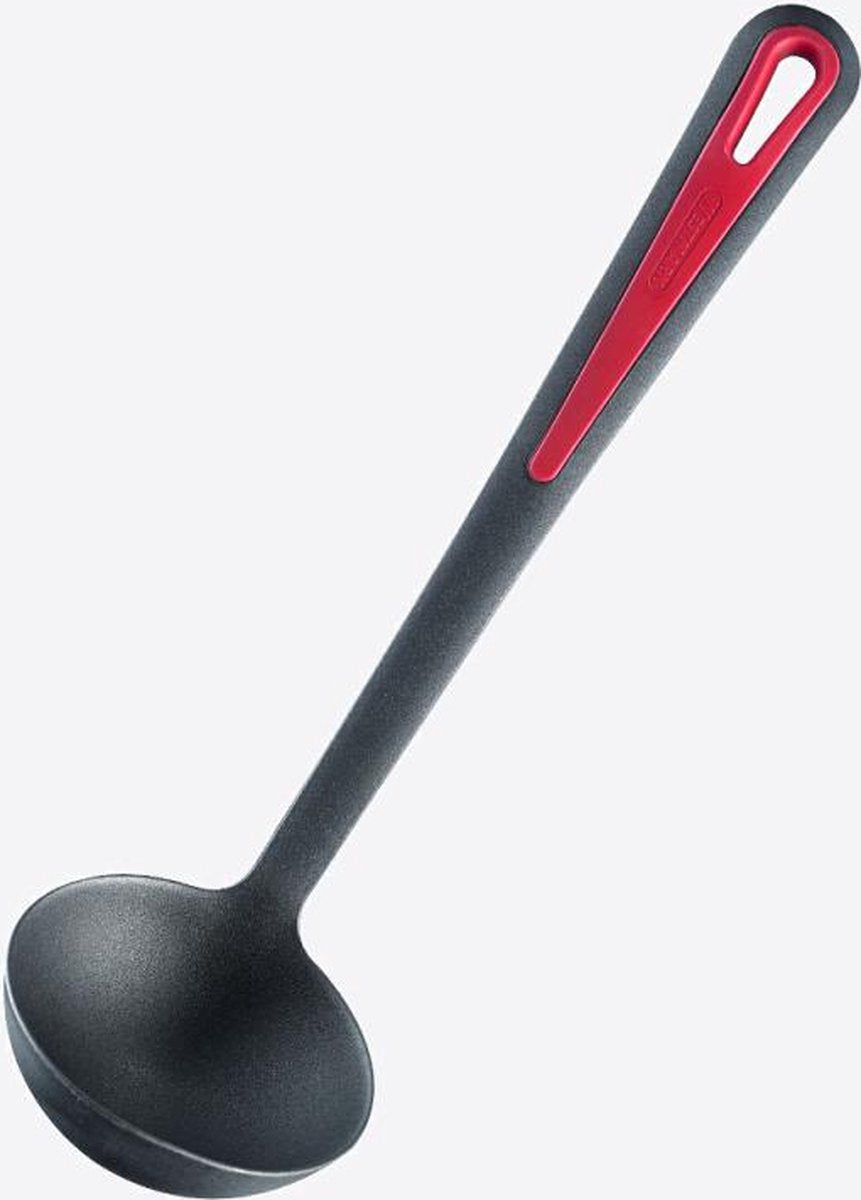 Westmark Suppenlöffel Schöpfkelle, Länge: 31,5 cm, galant, schwarz rot, 29562270
