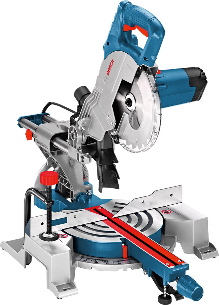 Bosch Blue GCM 80 SJ Kappsäge | 216 mm 1400 W | mit 2 Kreissägeblättern - 0601b19001