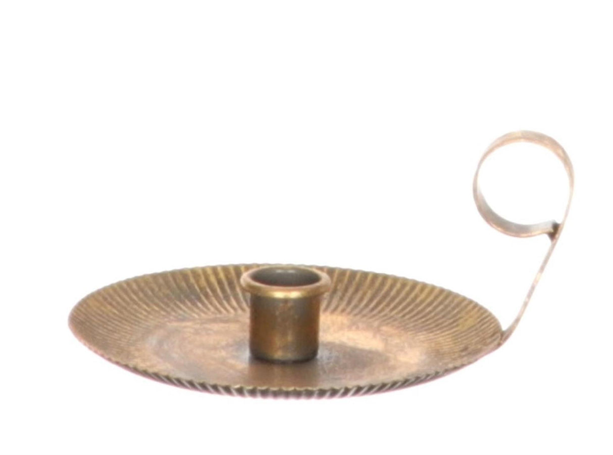 Hbx Natural Living Kerzenständer Metall Gold ø19,5xh9cm
