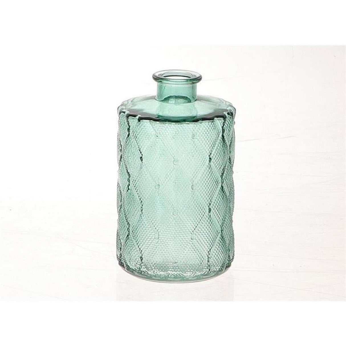 Hbx natürliche lebende Vase Glas Vinty ø9xh15cm grün