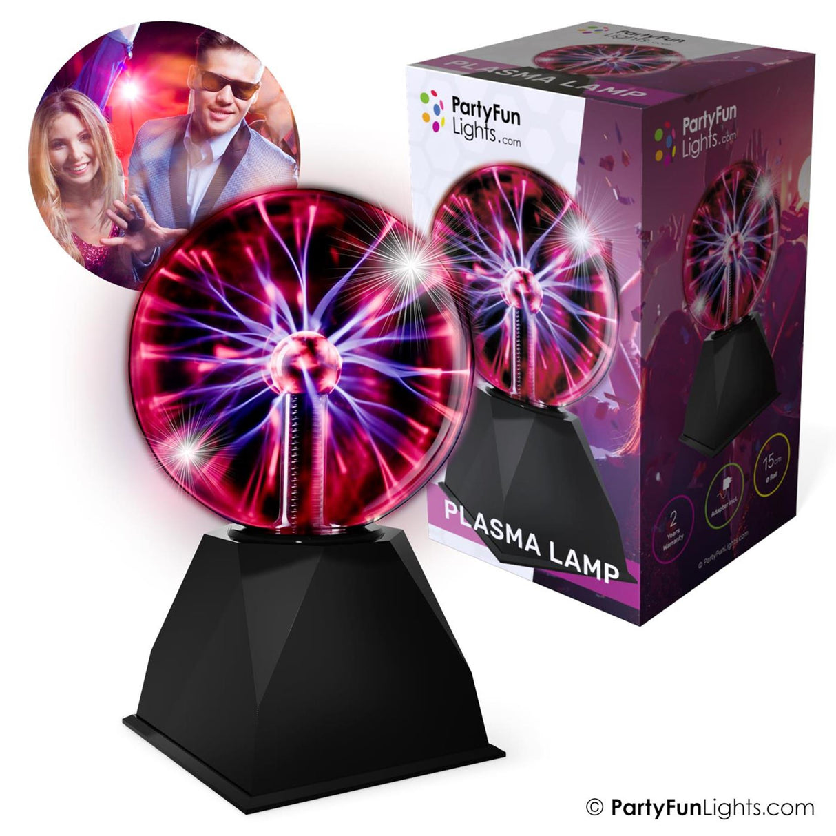 Partyfun Lichter Plasmalampe dia15 cm