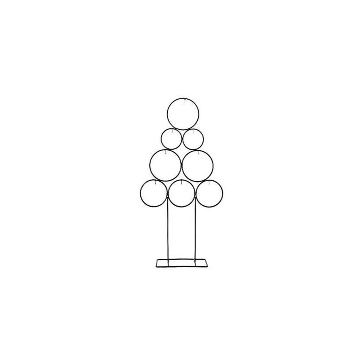HBx natürlicher Wohnrahmen Weihnachtsbaum separy 39x12x78cm schwarz