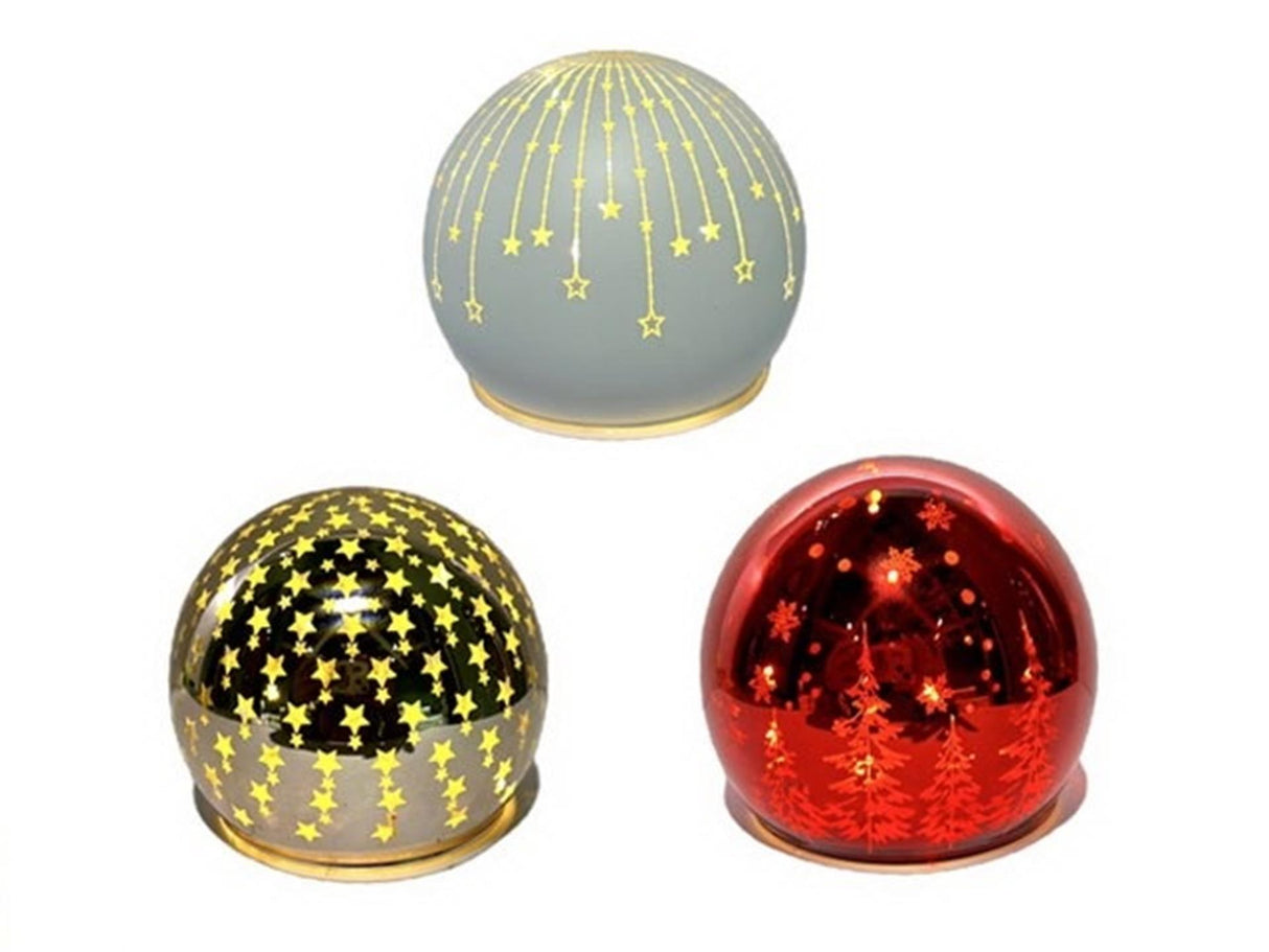 Hbx Natural Living Tischlampe Dome Galaxy LED Dia12x11cm