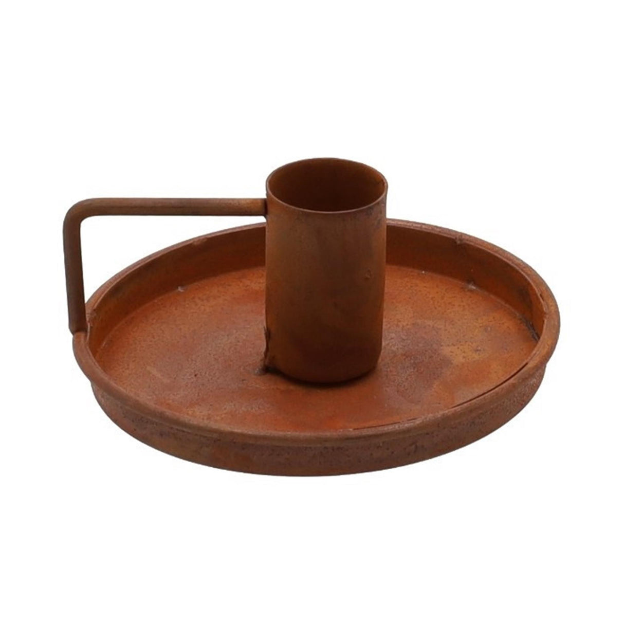 Hbx Natural Living Kerzenleuchter, Durchmesser 9,3 x 4 cm, Rost