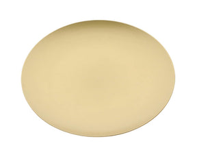 Hbx natural living melamine schaal goud h6 d45