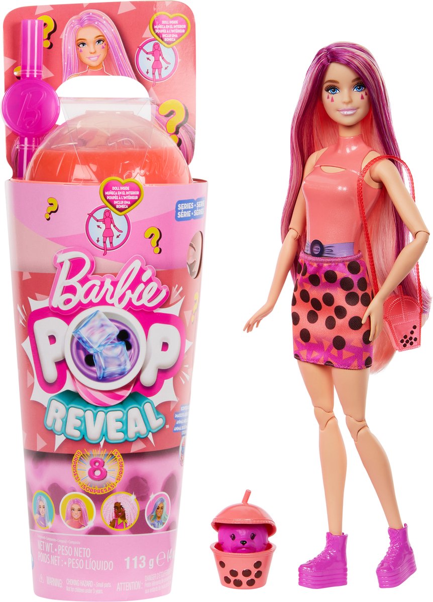 Barbie reveal - bubbethee pop - mango mochi