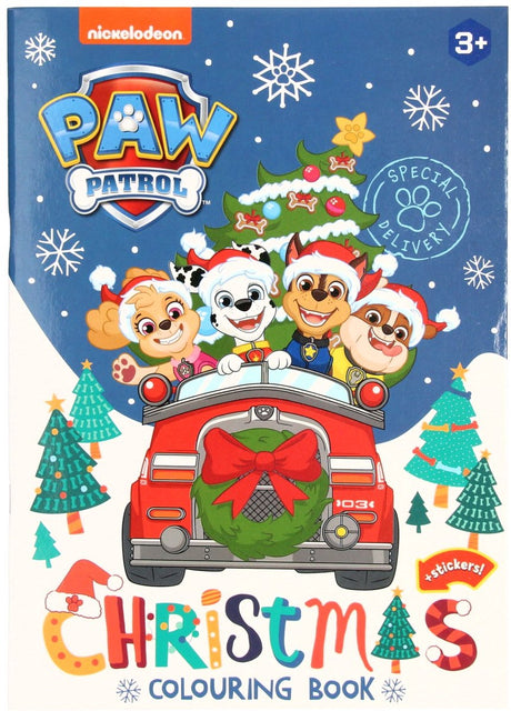 Wins Holland Paw Patrol Malbuch Weihnachten – Malbücher für Kinder – Zeichenbuch für Kinder – Weihnachtsmalbuch – Weihnachtsmalbuch – 32 Seiten – 21 x 29,7 cm – ab 5 Jahren – mehrfarbig