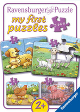 Ravensburger Puzzle Meine ersten Puzzles 4in1 Nutztierfamilien