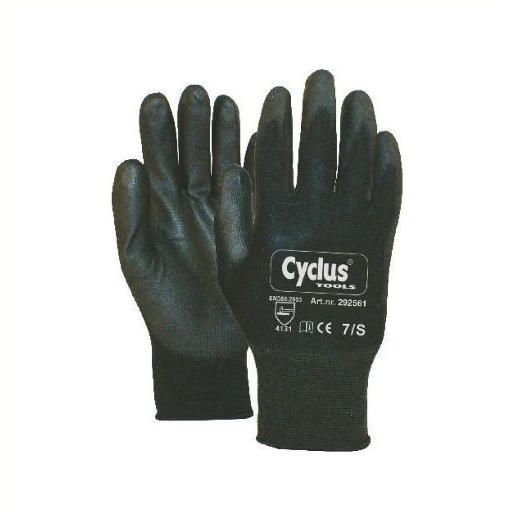 Cycplus Work Handschuh Nylon S 7 L+R Red Collar Cycle 292561