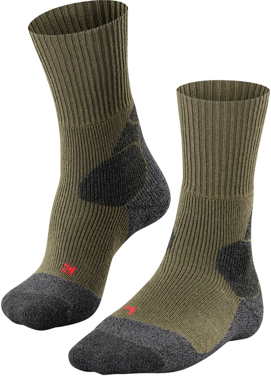 Falke tk-x expedition ultra dikke padding wol functioneel materiaal wandelsokken heren groen - maat 44-45