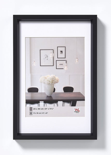 Walther Steel Style - Kunststoffrahmen - Fotogröße 20x30 cm - Schwarz
