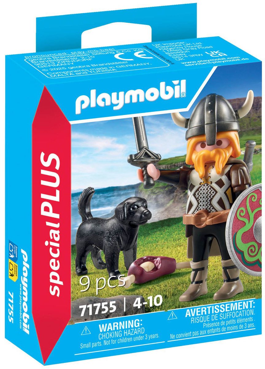 Playmobil 71755 Wikinger mit Wachhund | 2 Stk