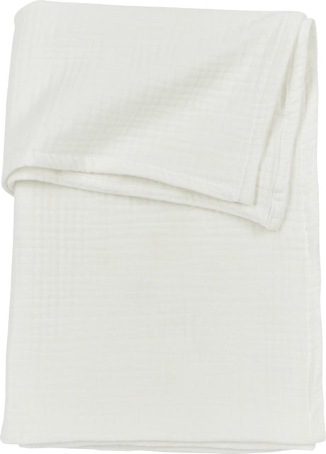 Meyco Baby-Uni-Bettlaken – vorgewaschen, hydrophil – gebrochenes Weiß – 75 x 100 cm – 0,3 Tog