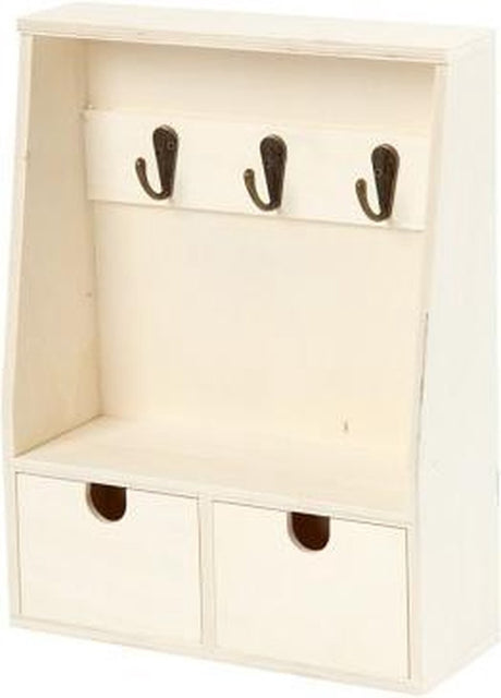 Creativ Company Schlüsselschrank, H: 28,5 cm, T: 5-8 cm, B: 22 cm, 1 Stück