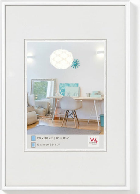 Walther New Lifestyle - Kunststoffrahmen - Fotogröße 50x70 cm - weiß