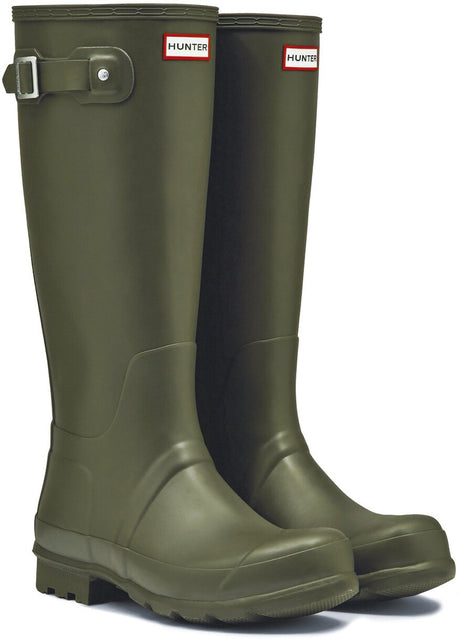Hunter – Regenstiefel für Herren – Original Tall Wellington – Olivgrün – Größe 44eu