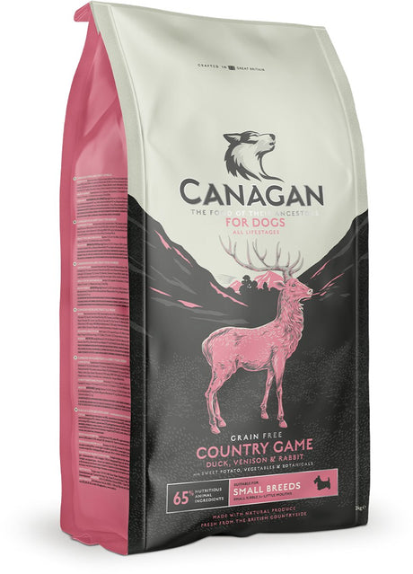Canagan-Serie – Trockenfutter für kleine Hunde – Wild – hochwertige Zutaten – enthält Ente