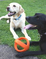 Happy Pet Strubber Interactive Football Orange