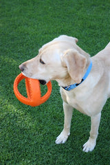 Happy Pet Strubber Interactive Football Orange