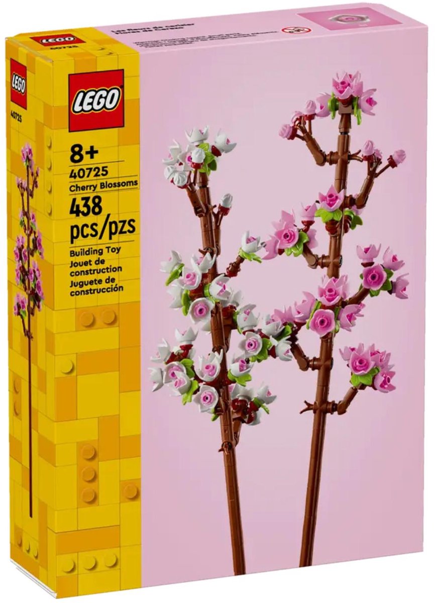 Lego iconic kersenbloesem - botanical collection - 40725