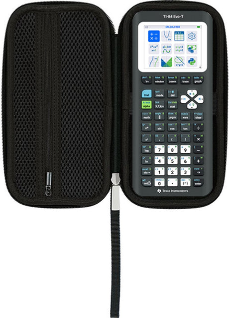 Texas Instruments Bundle Ti-84 Evo-T Grafikrechner – Prüfungsständer – Schutzhülle