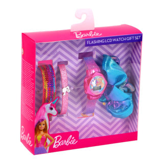 Accutime – LCD-Barbie-Uhr mit Zubehör
