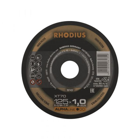 Schnittscheibe 125x1 10 in CAN