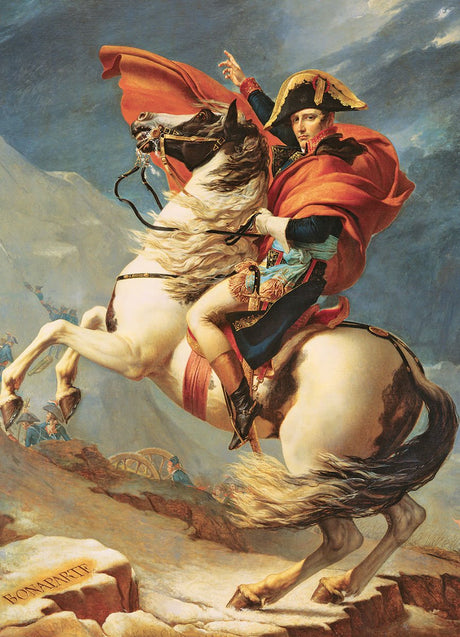 Eurographics – Bonaparte überquert die Alpen [Bonaparte franchissant le grand-saint-bernard] – Jacques-Louis David – 1000 Teile 68 × 48 cm (B × H) – Kunstpuzzle