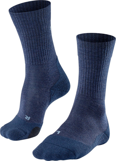 Falke TK2 Wool Anti-Blister dickes Woll-Funktionsmaterial Wandersocken Herren blau – Größe 44-45