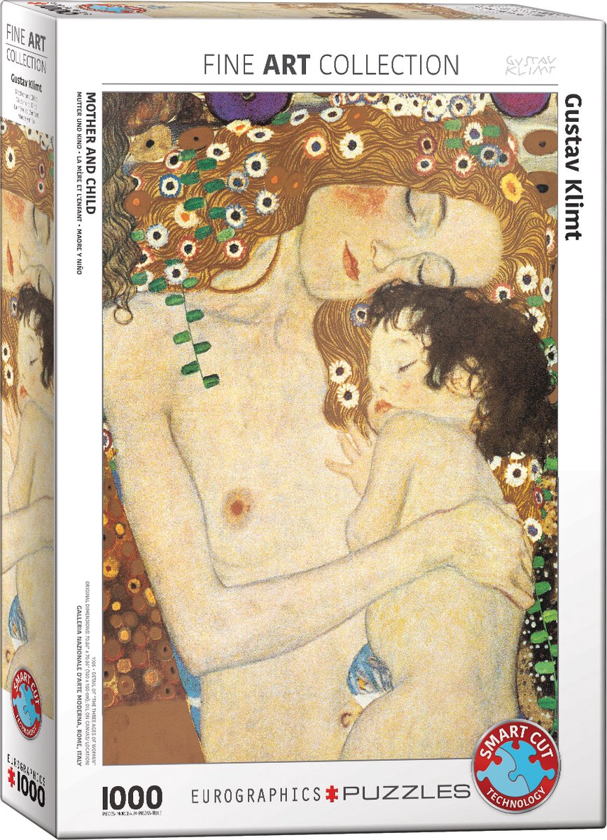 Eurographics - Mutter und Kind [Mutter und Kind] - Gustav Klimt - 1000 Teile 48×68cm (B×H) – Kunstpuzzle