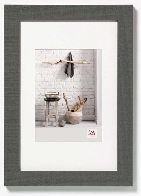 Walther Home - Holzrahmen - Fotogröße 30x45 cm - Grau