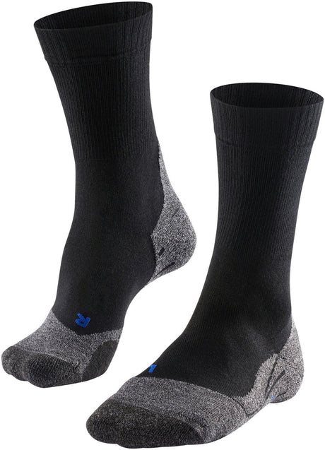 Falke TK2 Cool Anti-Blister Wandersocken aus dickem Lyocell-Funktionsmaterial Damen Schwarz - Größe 35-36