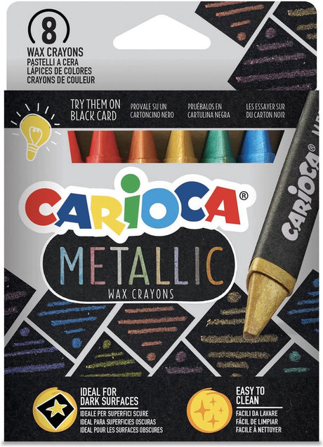 Carioca Metallic-Waschmittel – 8 Stück im Karton