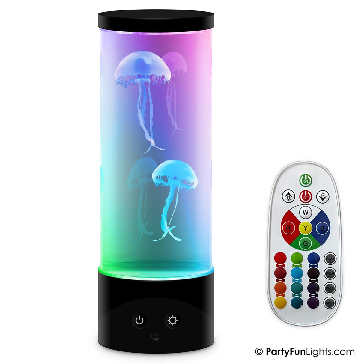 Partyfun Lichter Tischlampe Qualle LED Muti Farbe