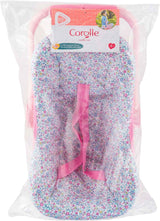 Corolle Dolls Babytrage Blumen Babypuppe 36cm rosa Spielzeug.