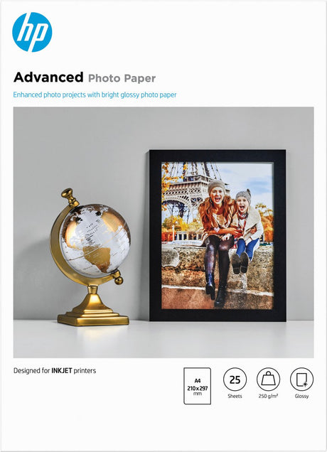 HP Q5456a Advanced – glänzendes Fotopapier 250 g A4