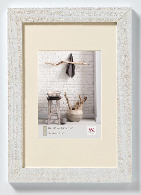 Walther Home - Holzrahmen - Fotogröße 20x30 cm - Polarweiß