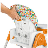 Dolu Fisher Price Deluxe Hochstuhl 105x57x87 cm weiß orange