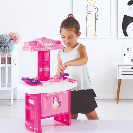 Dolu, mein erstes Einhorn-Küchenspielset, rosa