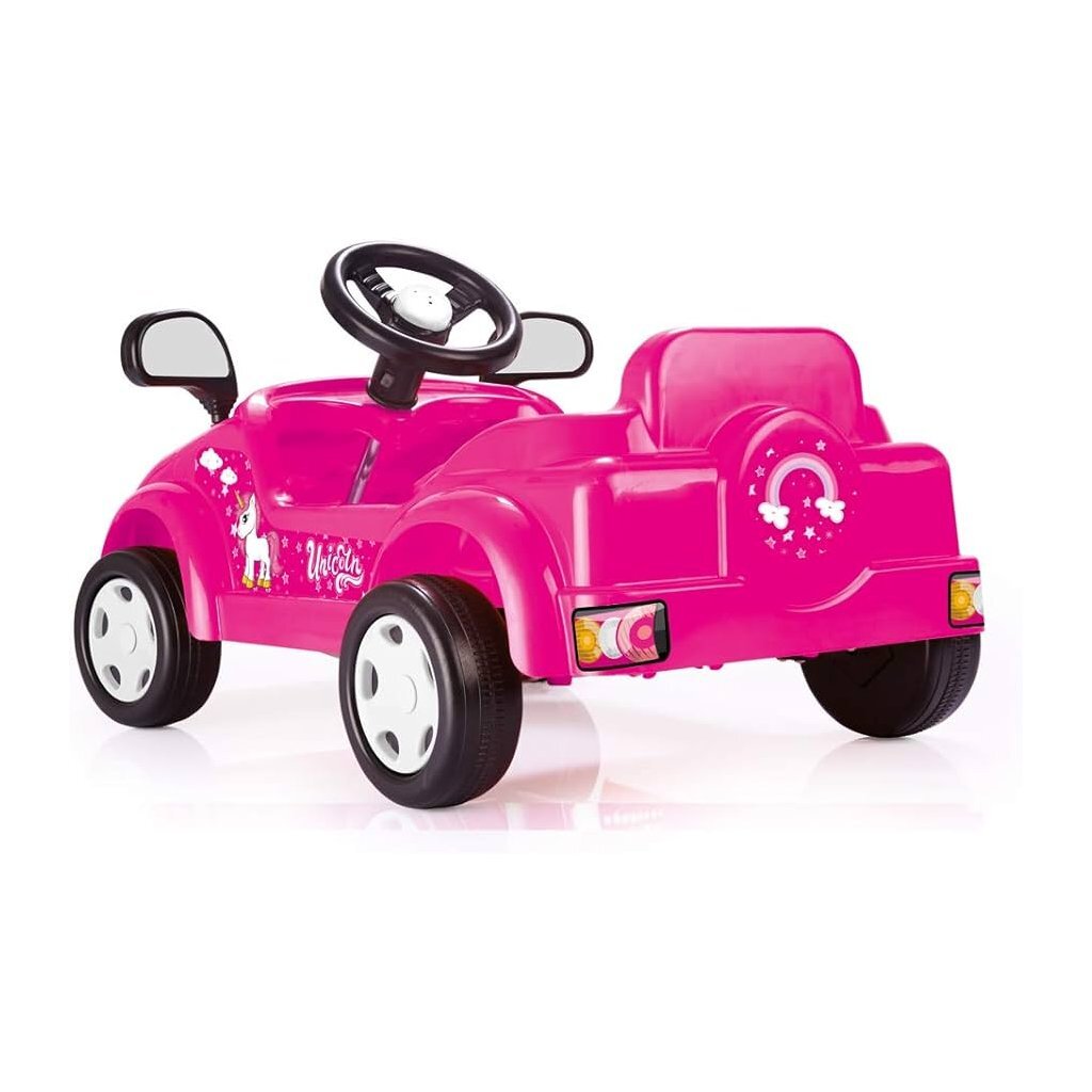 Dolu Unicorn Pedal Car Pink