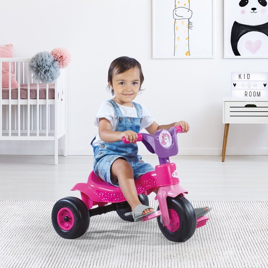 Dolu Einhorn Dreirad 42x60x49 cm rosa