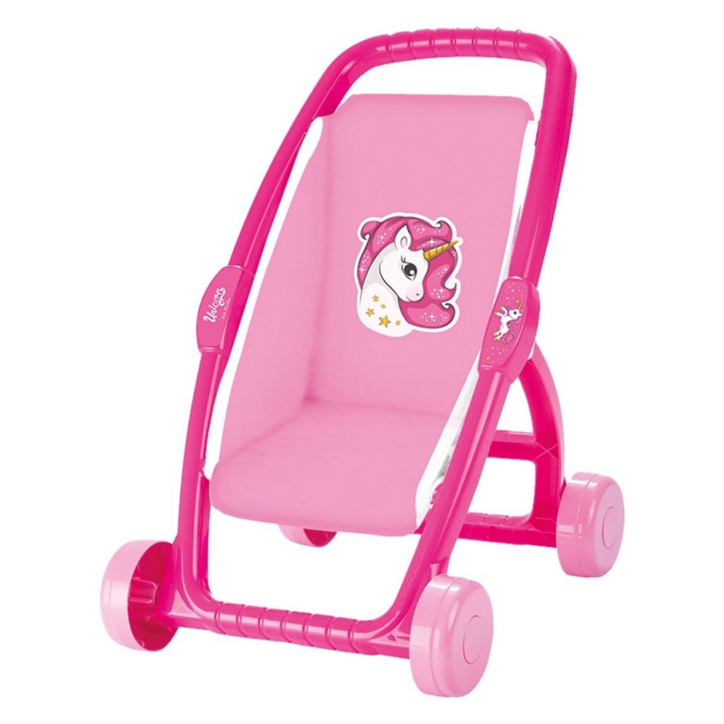 Dolu unicorn pram pink