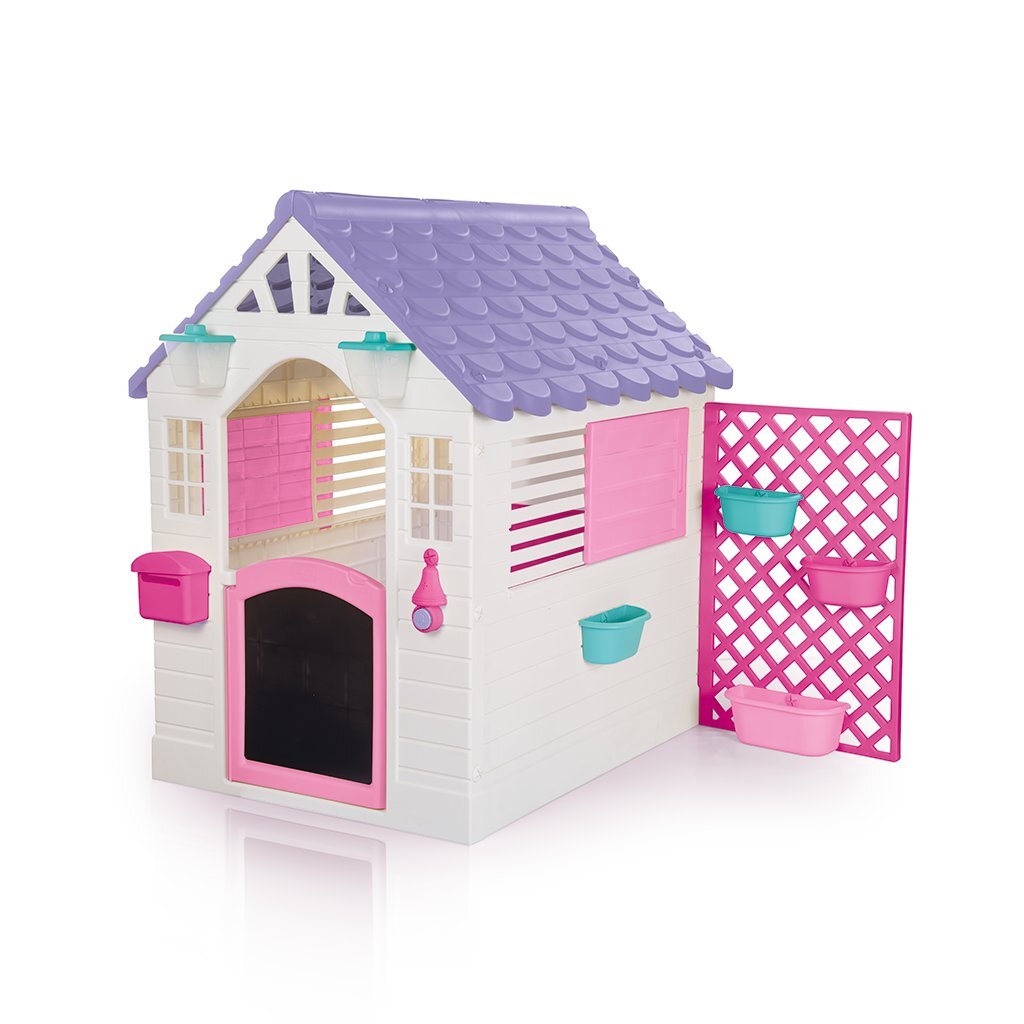Dolu Gartenspielhaus 140x127x107,5 cm + Sound rosa lila