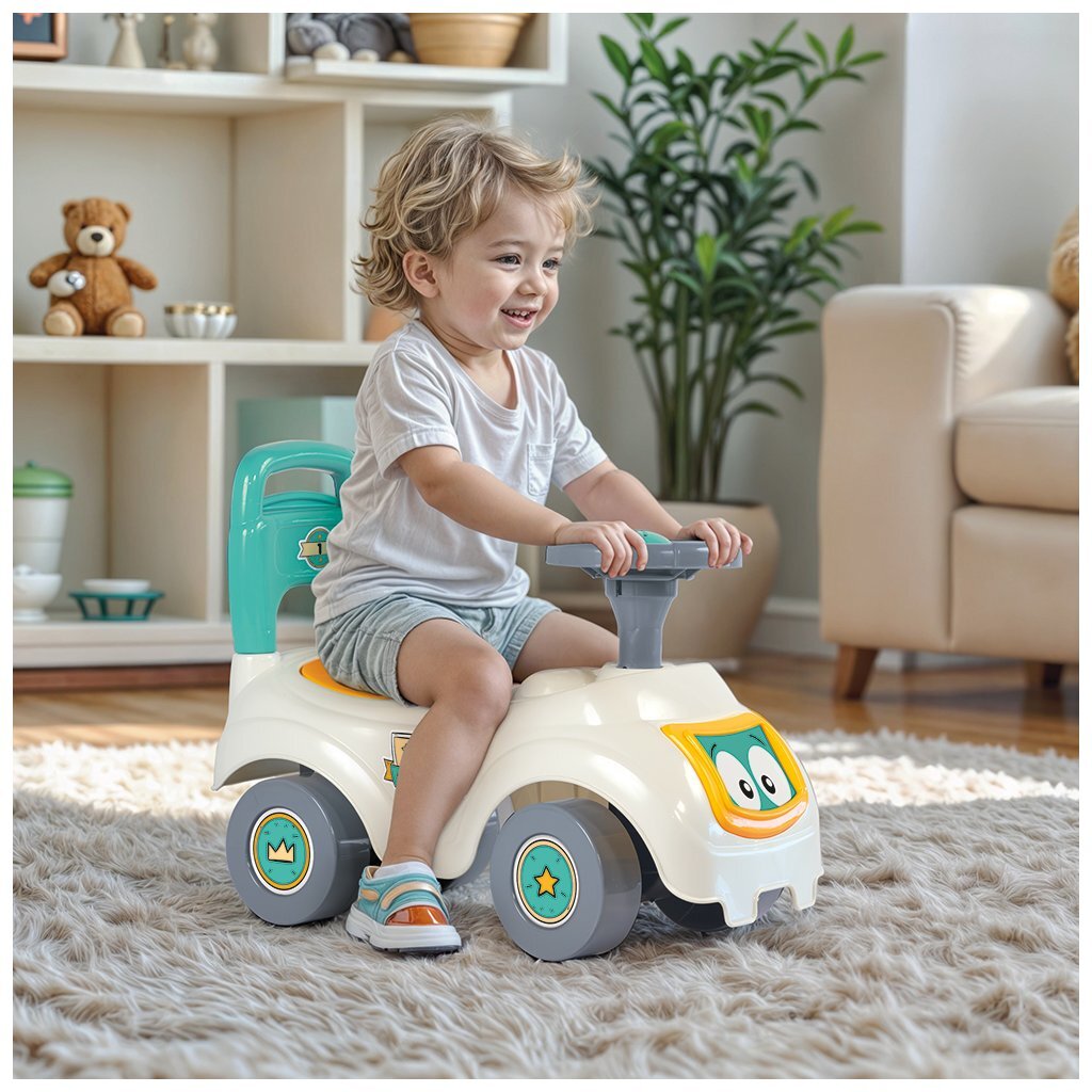 Dolu Laufwagen weiß grün gelb