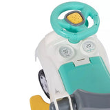 Dolu 3in1 Rutschauto mit Griff + Hupe weiß blau grau gelb
