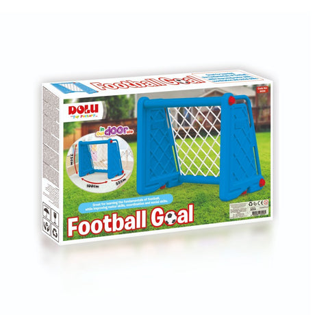 Dolu Fußballtor 100x75x55 cm blau
