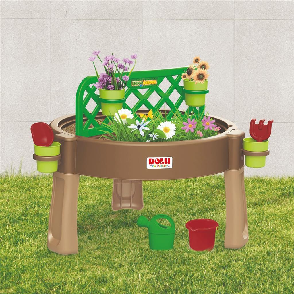 Dolu 4in1 Table de juego de jardín 80x80 cm