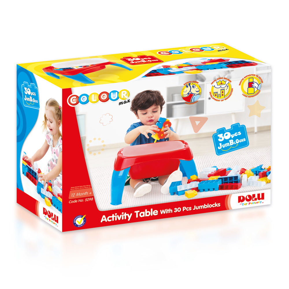 Dolu 5298 Aktivitéiten Tabelle mat 30 Blocks