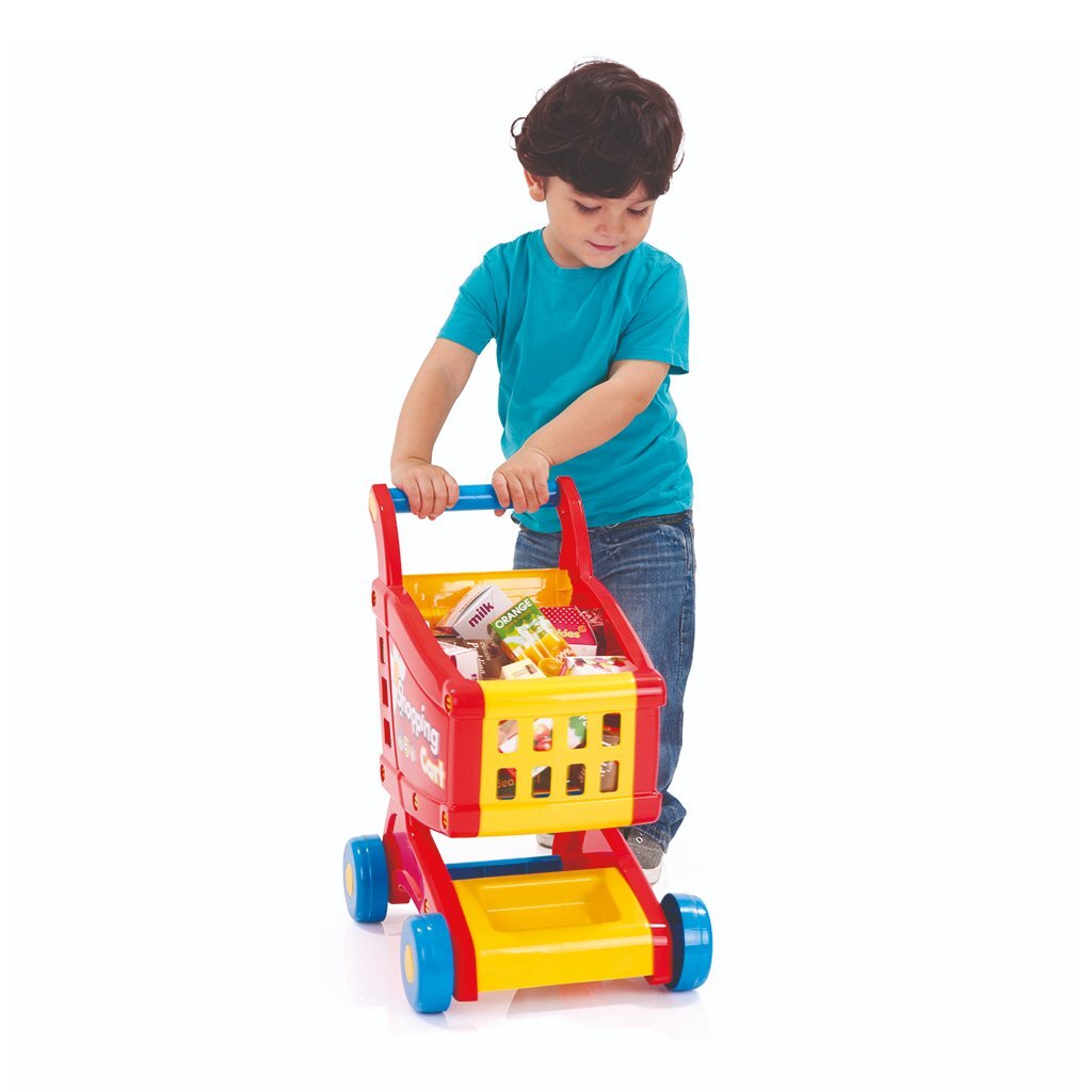 Dolu Shopping Cart 50x31x43 cm Bleu jaune rouge