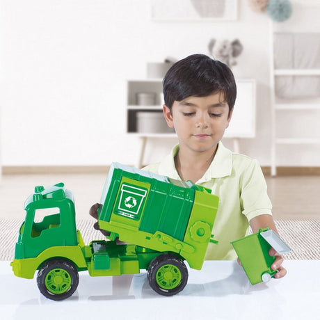Dolu Müllwagen 43 cm grün